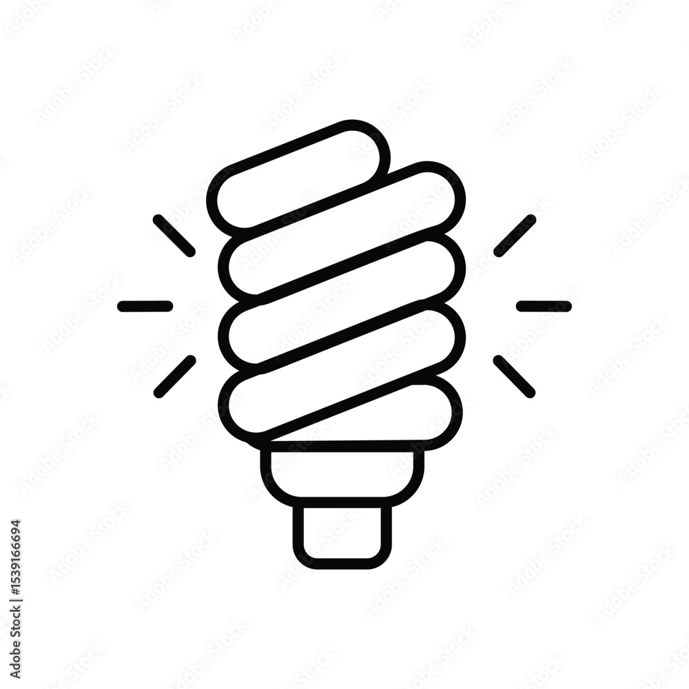 Fototapeta premium Energy Saving icon vector