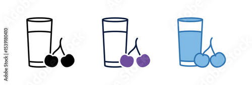 Cherry Juice Icon