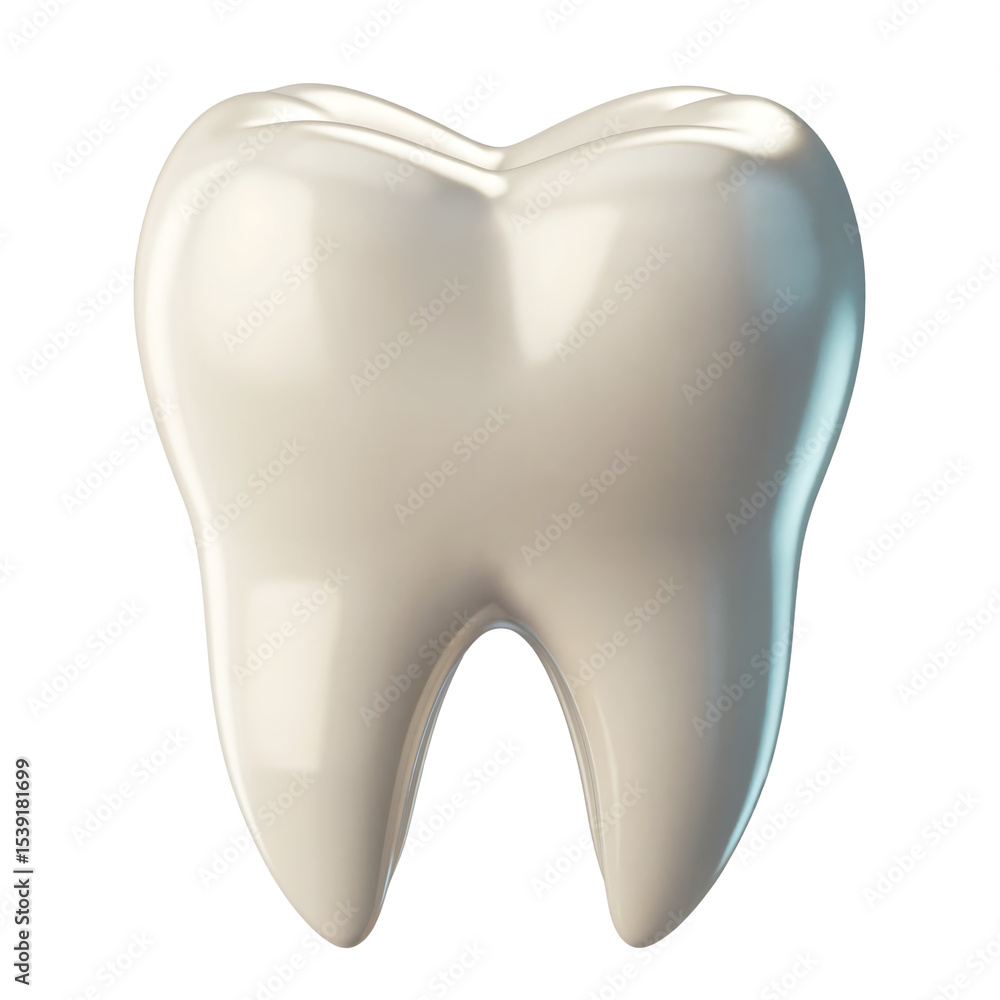 Healthy Human Tooth 3D Model Dental Care and Oral Hygiene Image Healthy Human Tooth 3D Model Dental Care and Oral Hygiene Image