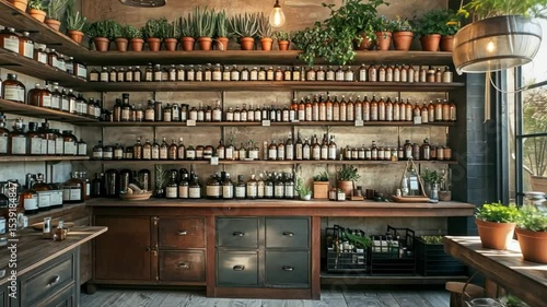 Wallpaper Mural Rustic Apothecary Shop: Herbal Remedies and Natural Products Torontodigital.ca