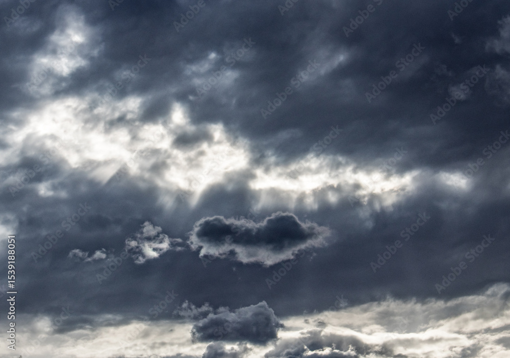 Fototapeta premium storm clouds in the sky