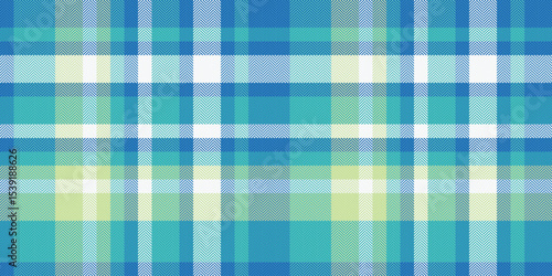 Vibrant pastel plaid pattern. Ideal for textile design, website backgrounds, and crafting projects. This cheerful, seamless texture evokes feelings of freshness and summer.
