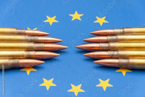 Bullets against the backdrop of the EU: the subject of sanctions, the defence industry and international politics.