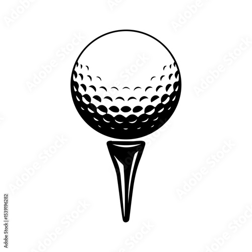 golf ball vector illustration