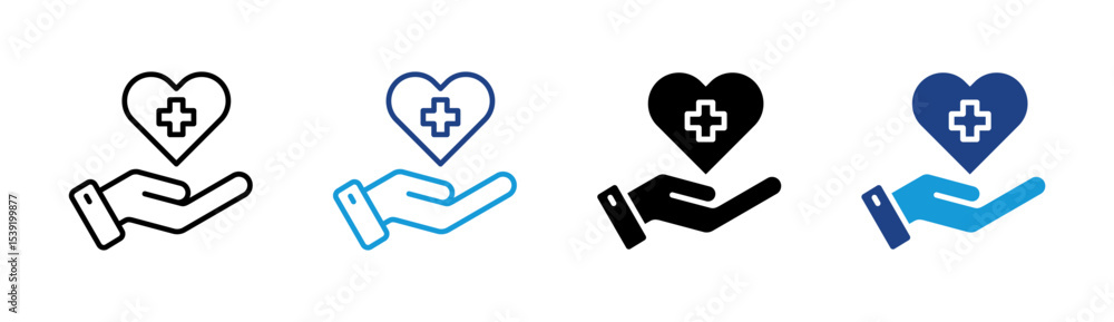 Obraz premium Health Support Icon