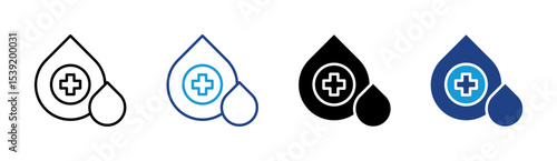 Blood Glucose Drop Icon