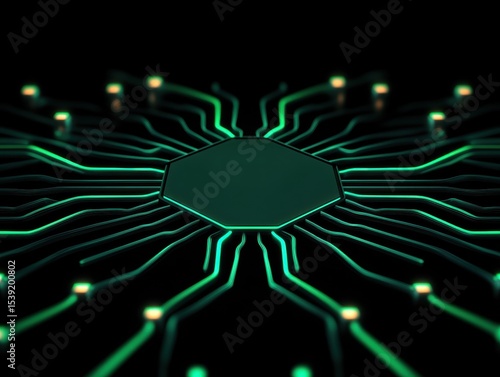 Futuristic Circuit Board