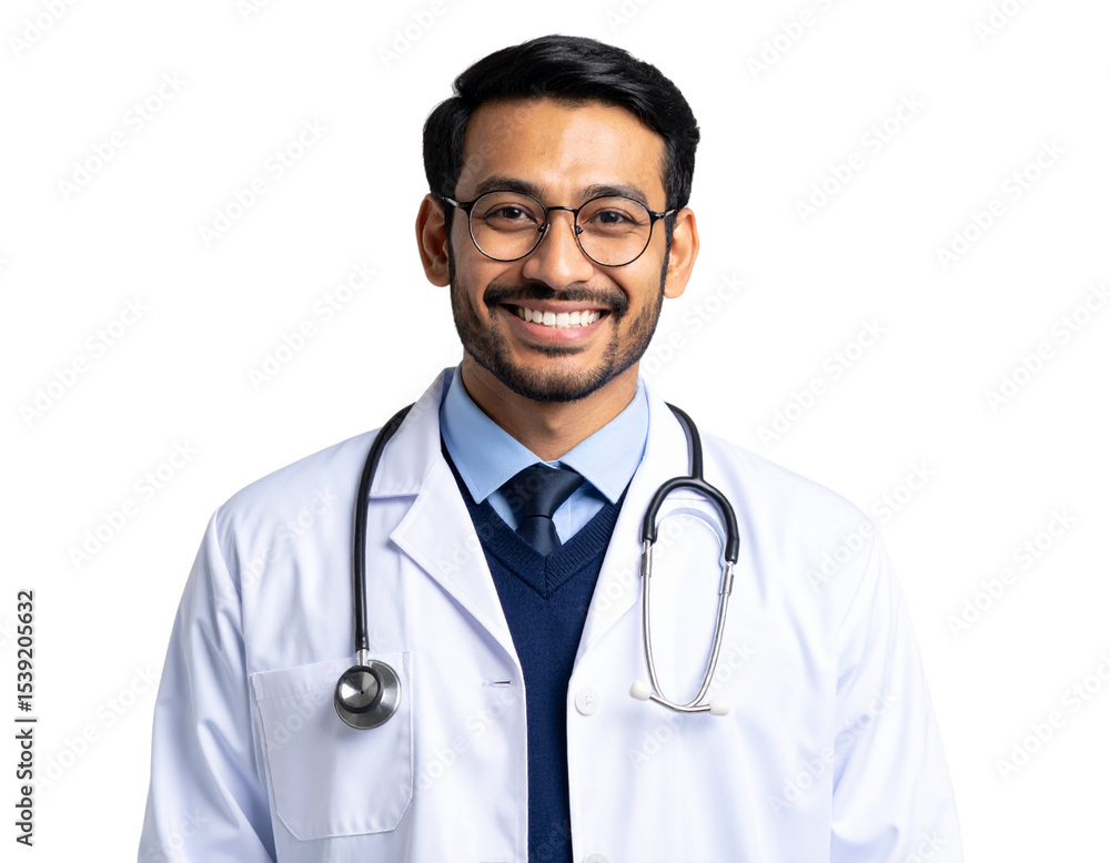 photo of smiling and happy doctor isolated on transparent background photo of smiling and happy doctor isolated on transparent background