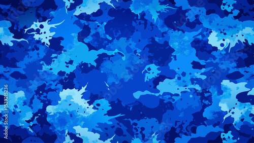 grungy blue stained canvas background or texture Very beautiful