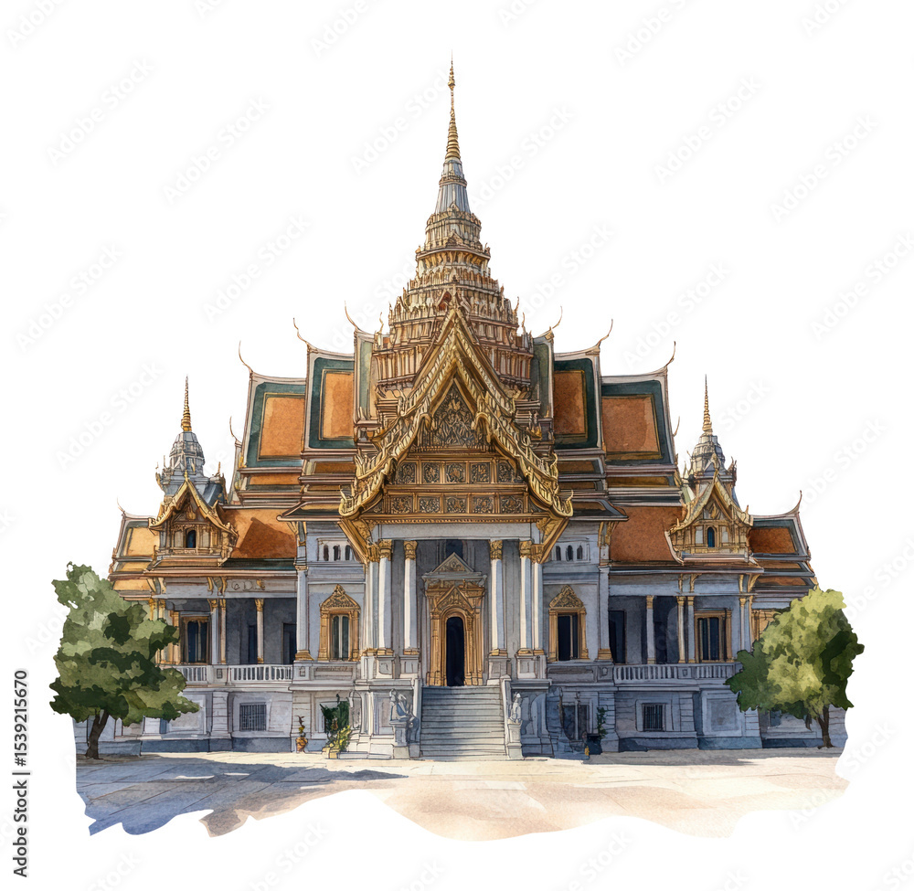 PNG Architecture architectural illustration thailand. PNG Architecture architectural illustration thailand.