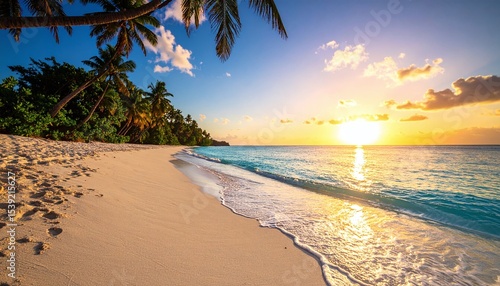 A Beautiful Seaside Sunset