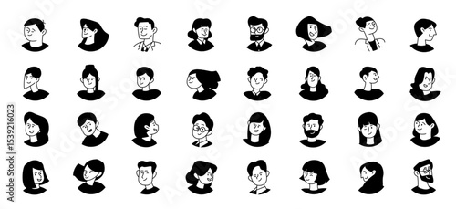 人物アイコンデザイン