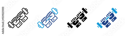 Dumbbell Grip Icon