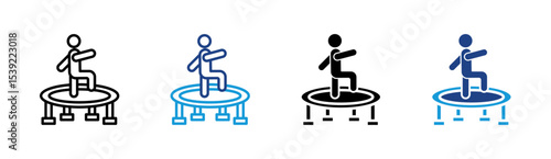 Trampoline Workout Icon