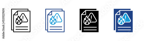 Fire Incident Report Icon