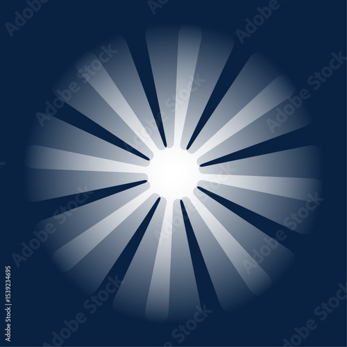 Wallpaper Mural cone of light abstract sun ray sunbeam sunshine  Torontodigital.ca