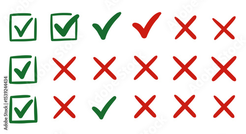 Navigating Choices Understanding Green Ticks and Red Crosses as Visual Guides for Decision Making in Everyday Contexts Around the World