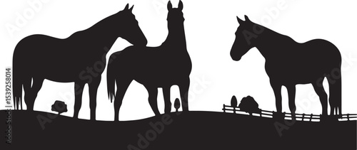 horse and foal