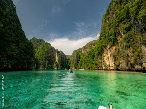 tropical island bay in thailand