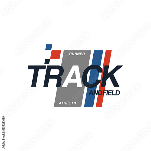 track and field t shirt design graphic vector 
