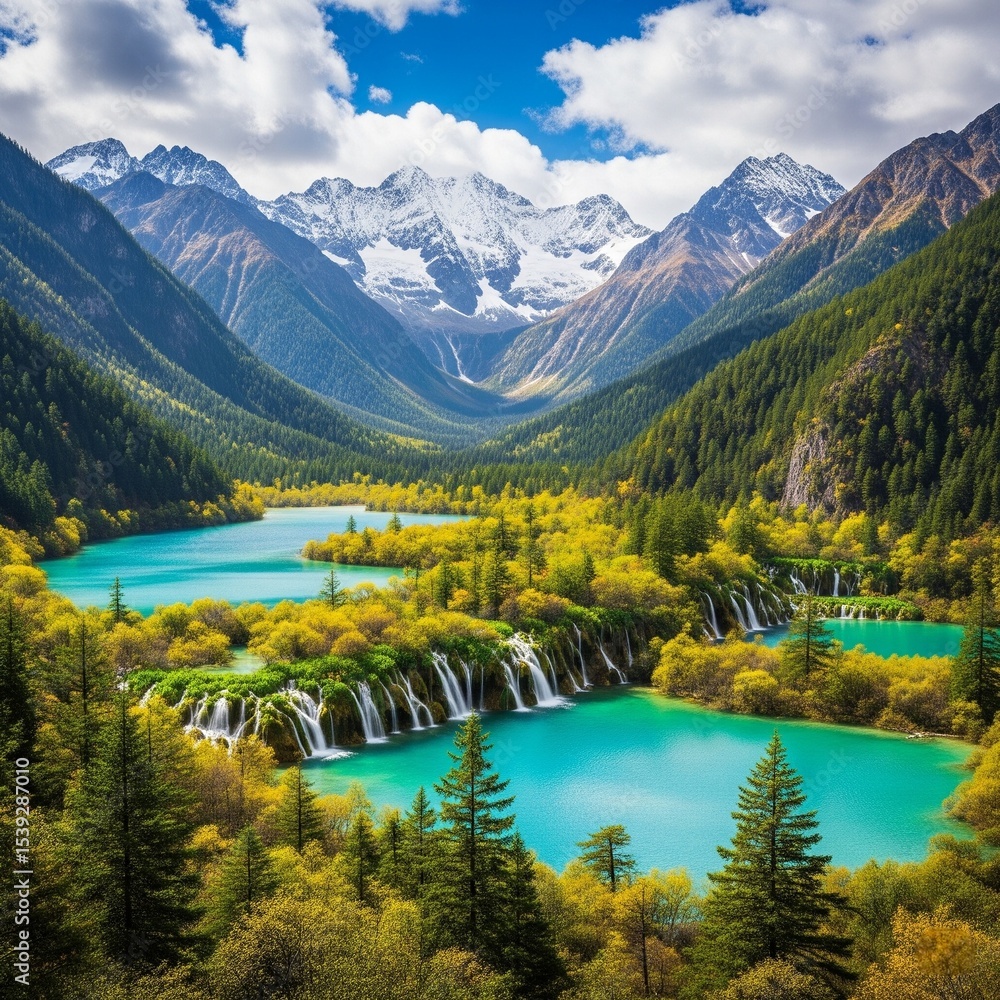 Fototapeta premium lake in the mountains