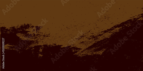 Brown abstract wood background.A Picture includes wood, lines, spots, dirt, streaks, dotsburnt tree and coal elements.Illustration. Vector.