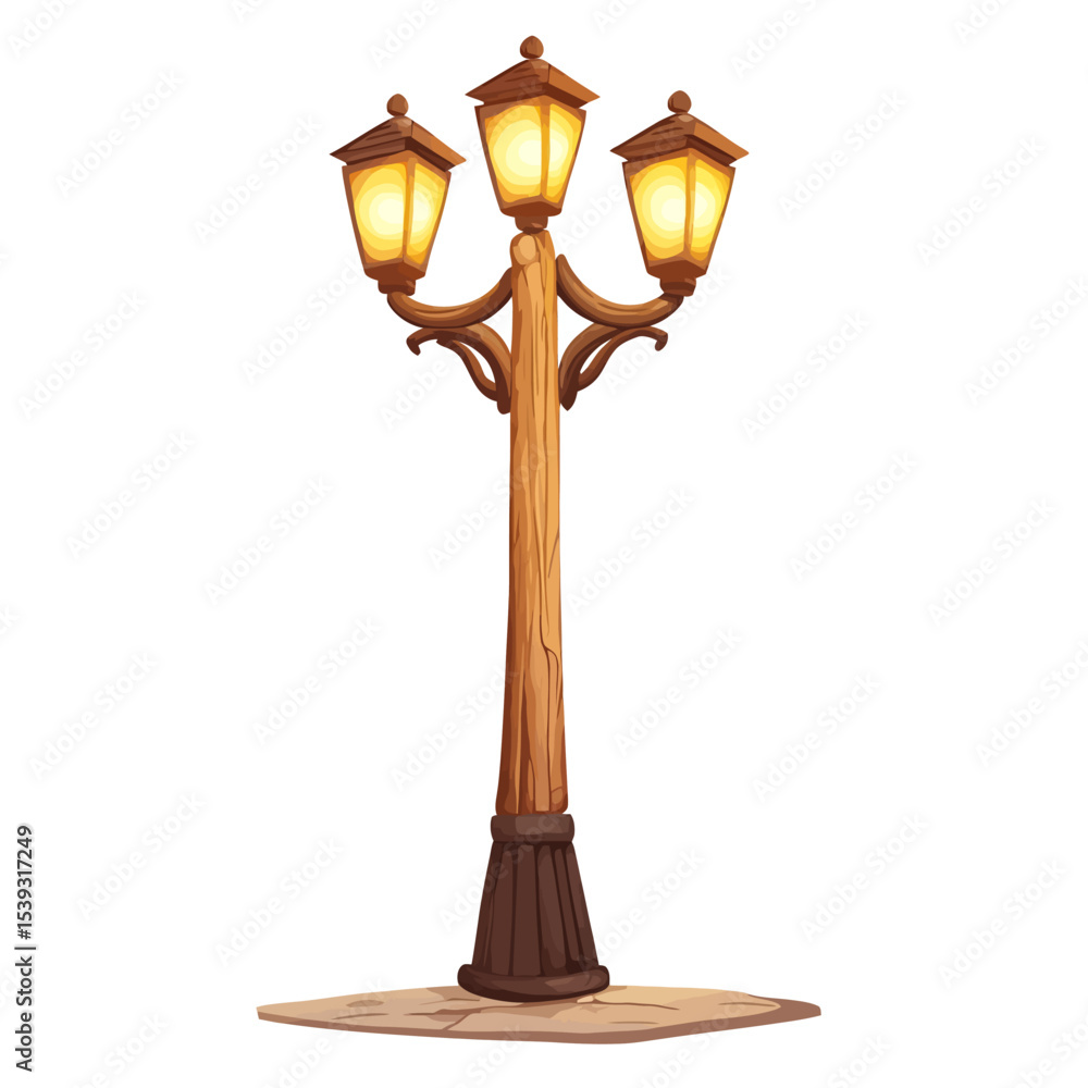 Fototapeta premium vintage street lamp