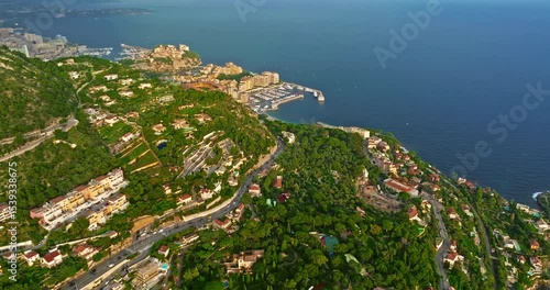 Wallpaper Mural Aerial view of Cap dAil on French Riviera near Monaco  Torontodigital.ca
