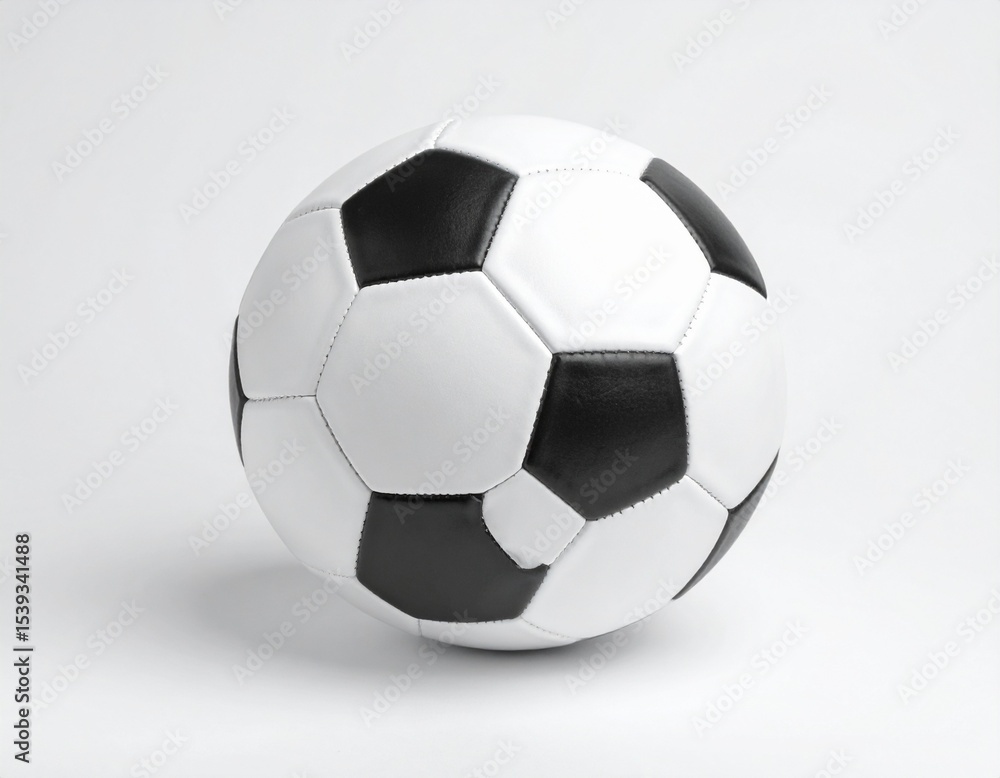 Naklejka premium soccer ball on a white background for playing football 