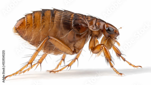 Identifying flea species and flea control methods for home and pets flea infestation treatment