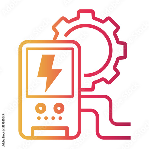 configuration Line Gradient Icon