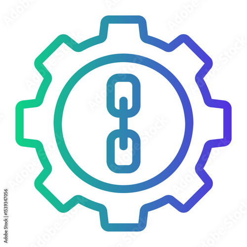 configuration Line Gradient Icon