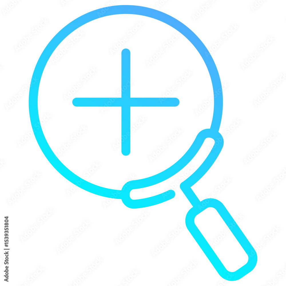 Fototapeta premium Zoom In Icon