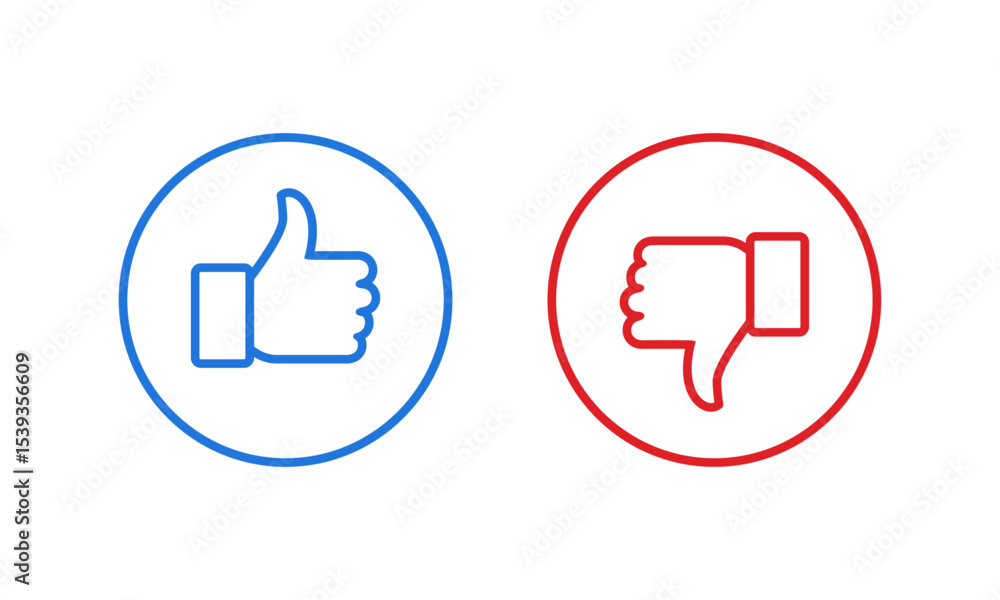 Like Dislike icon set Thumb down Thumb up Like Dislike icon set Thumb down Thumb up
