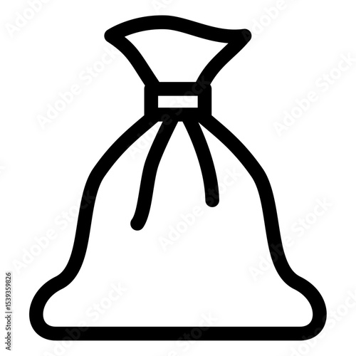 garbage bag vector icon