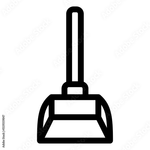 dustpan vector icon