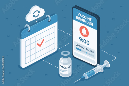 Vaccine reminder: digital scheduling and dosage tracking for health management
