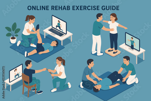 Online rehab exercise guide: virtual therapy and home workouts for recovery