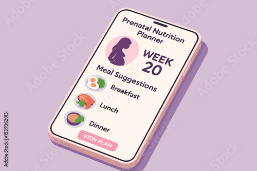 Prenatal nutrition app: meal suggestions for expectant mothers at week 20