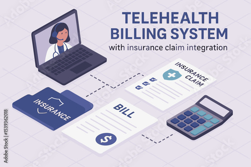 Telehealth billing system: insurance claim integration with digital tools