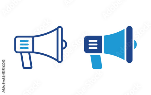 Megaphone icon, megaphone sign vector