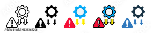 Crisis icon multiple style 