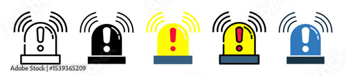 Emergency icon multiple style 