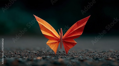 Origami Butterfly  Transformation  Success  Innovation Concept