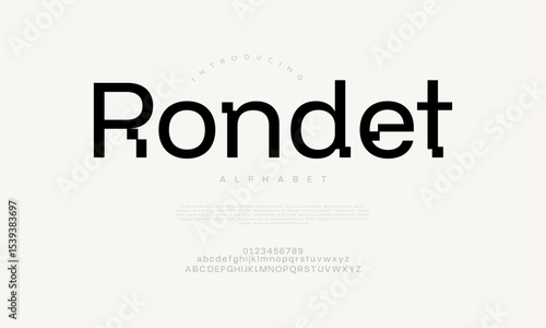 Contemporary rounded sans serif font with minimalistic style. Perfect for tech startups, branding, and UI design