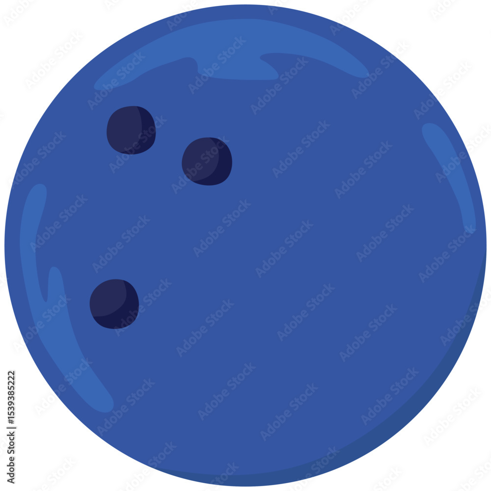 Fototapeta premium ボウリングボールのイラスト ベクター素材