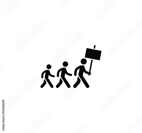 Organization management set of web icons in line style. Human resource linear icon collection. Containing business people, teamwork, structure, hierarchy, leadership and more.