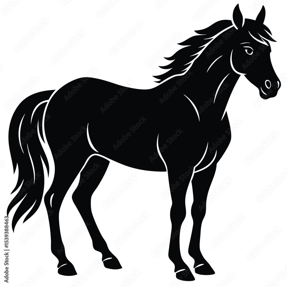 Obraz premium horse vector