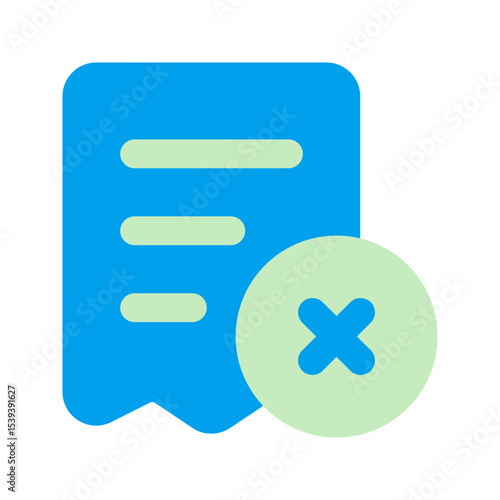 transaction failed duo tone icon