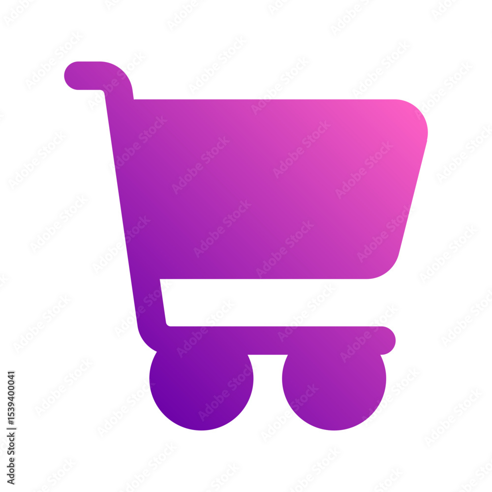 shopping cart gradient icon shopping cart gradient icon